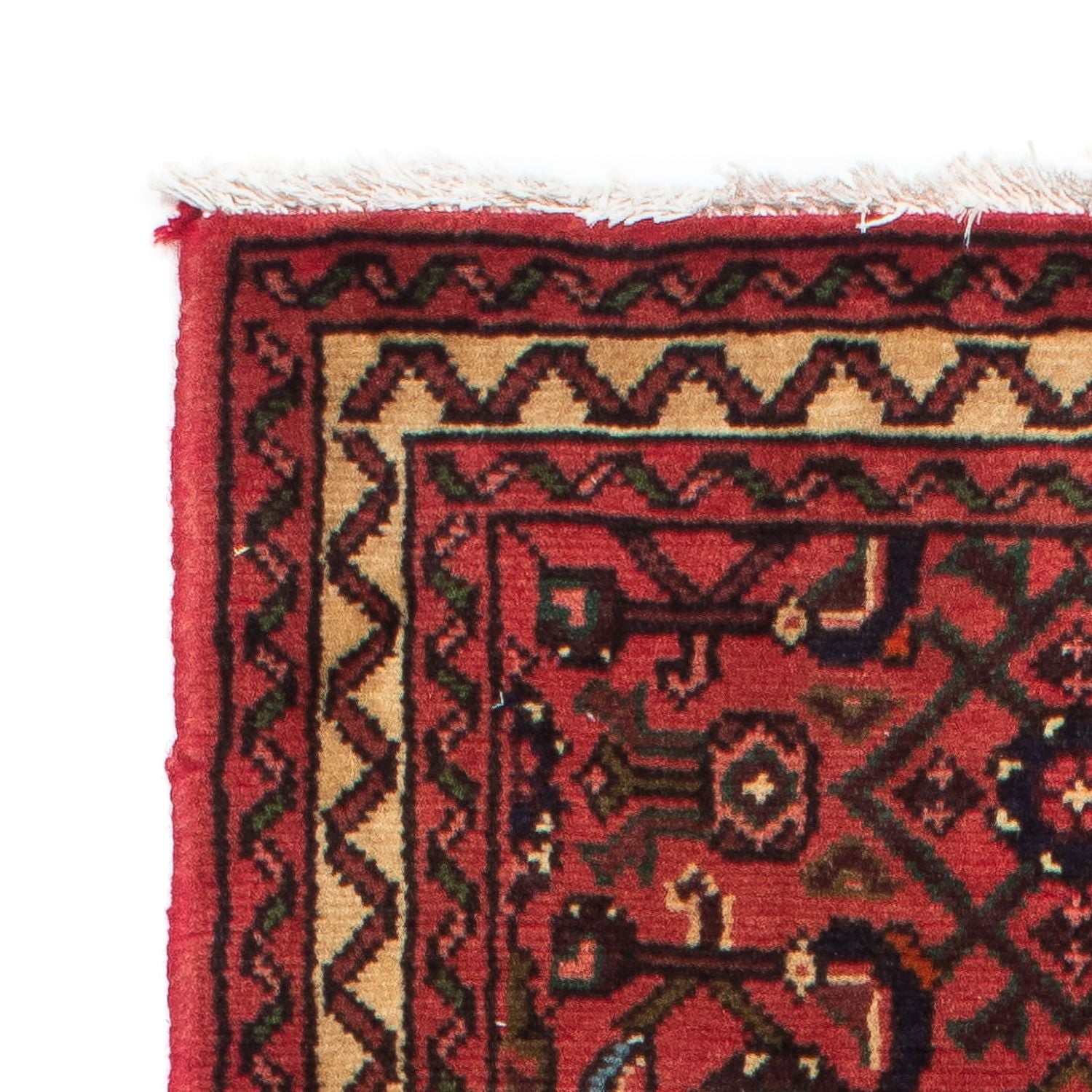 Alfombra de pasillo Alfombra persa - Nómada - 190 x 68 cm - rojo oscuro