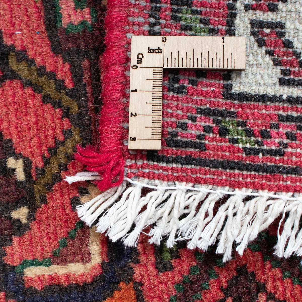 Alfombra de pasillo Alfombra persa - Nómada - 190 x 68 cm - rojo oscuro