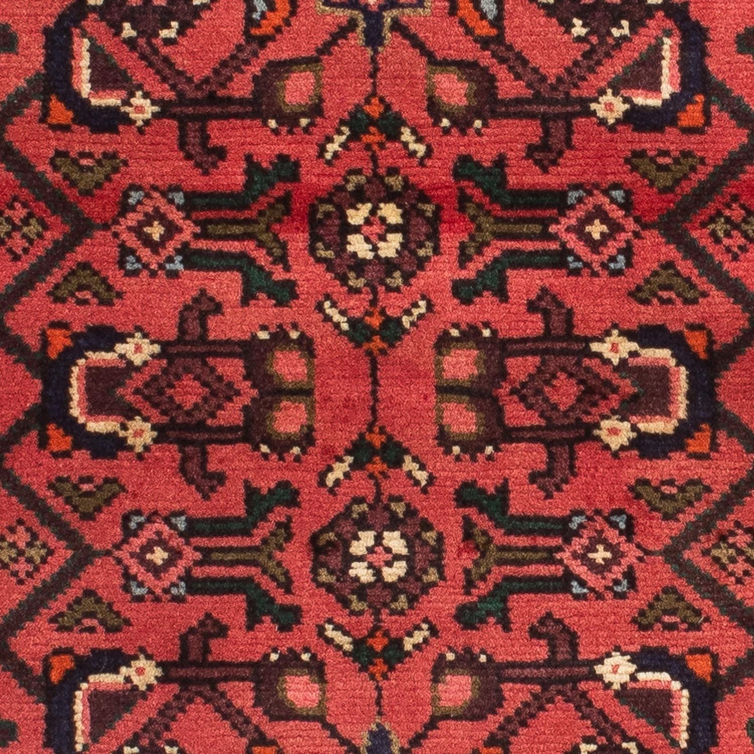 Alfombra de pasillo Alfombra persa - Nómada - 198 x 70 cm - rojo oscuro