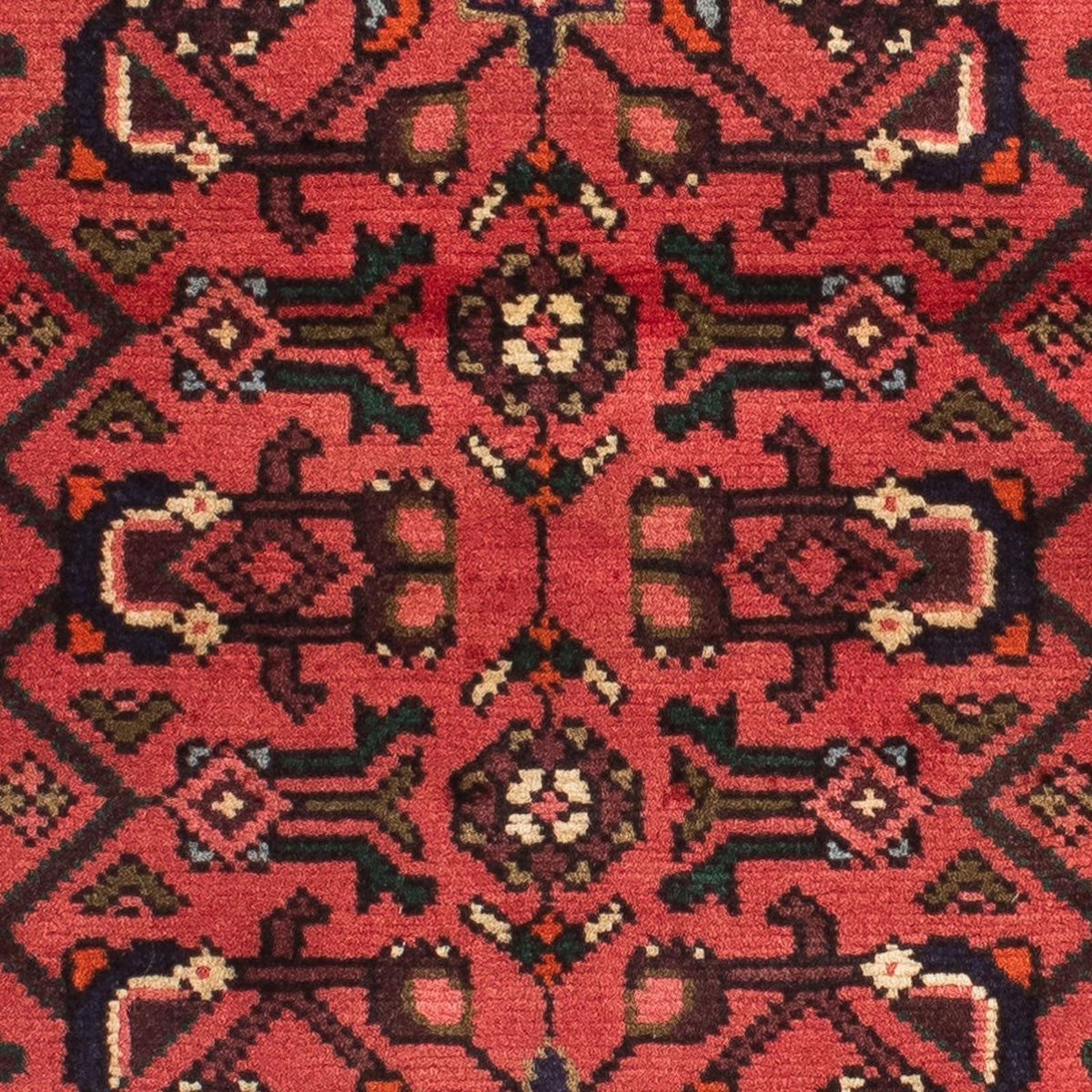 Alfombra de pasillo Alfombra persa - Nómada - 198 x 70 cm - rojo oscuro