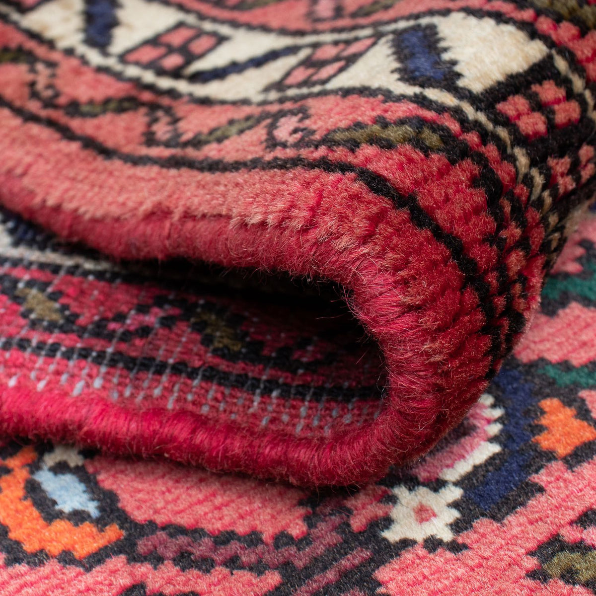 Alfombra de pasillo Alfombra persa - Nómada - 198 x 70 cm - rojo oscuro