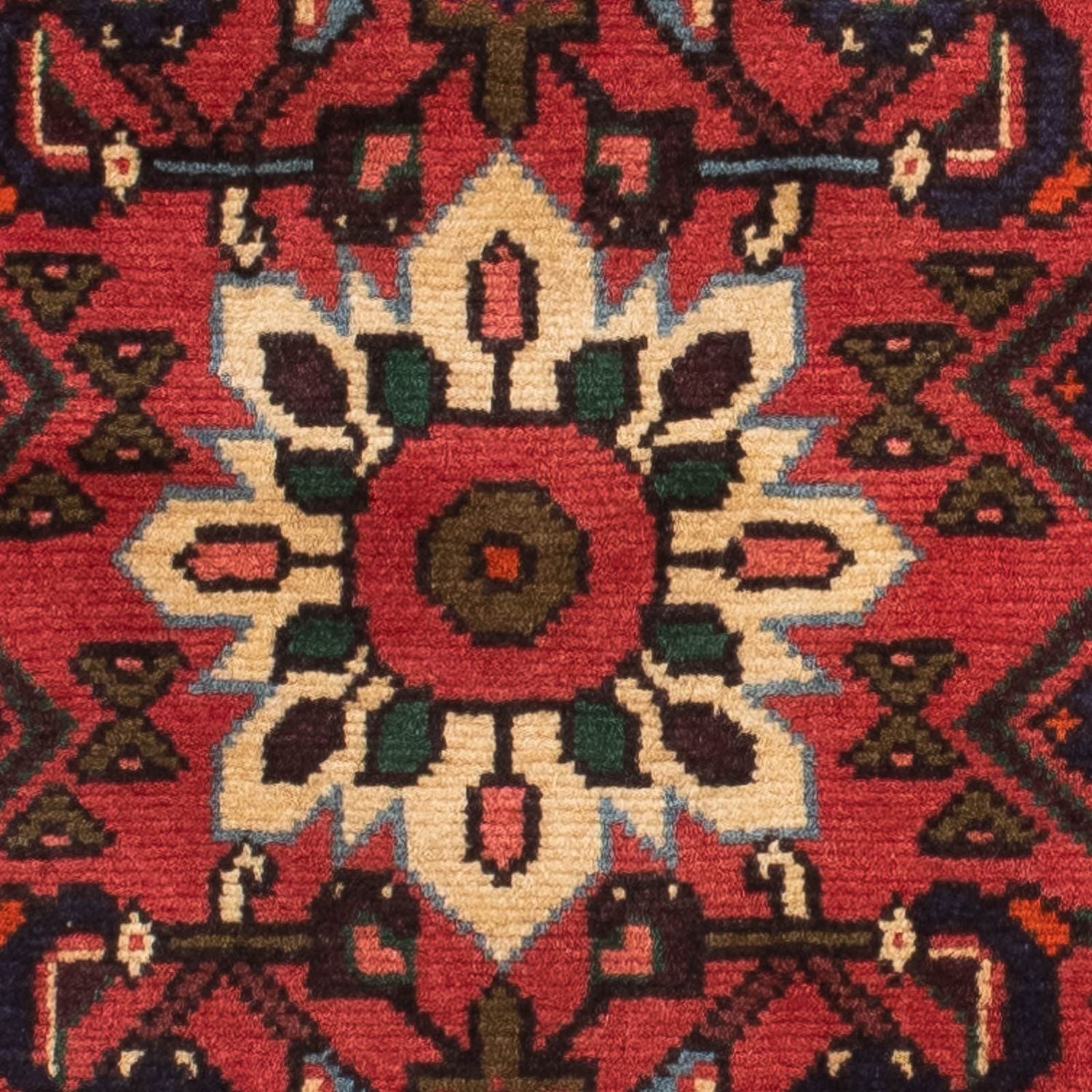 Alfombra de pasillo Alfombra persa - Nómada - 195 x 72 cm - rojo oscuro