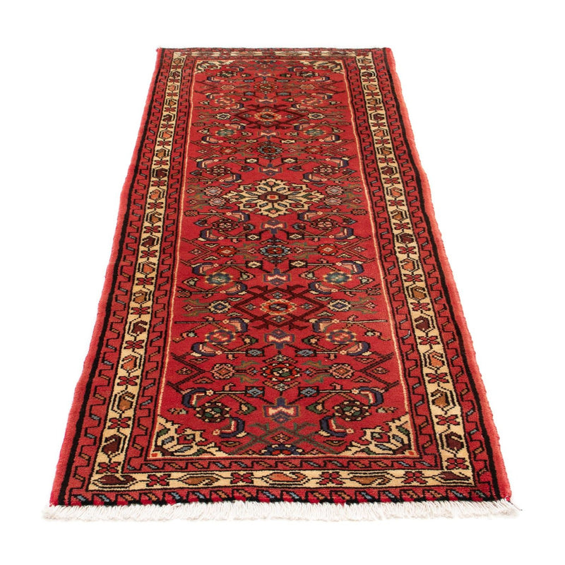 Alfombra de pasillo Alfombra persa - Nómada - 205 x 75 cm - rojo oscuro