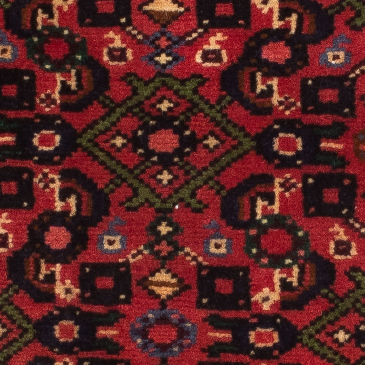 Alfombra de pasillo Alfombra persa - Nómada - 193 x 65 cm - rojo oscuro