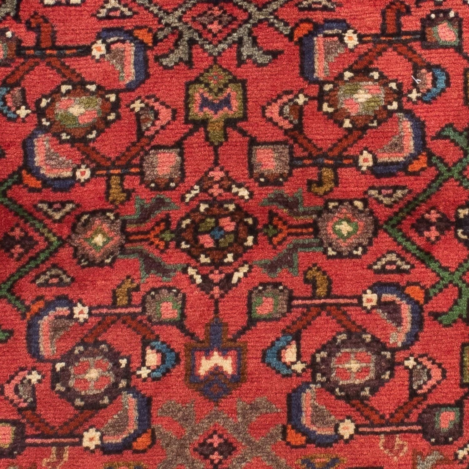 Alfombra de pasillo Alfombra persa - Nómada - 200 x 70 cm - rojo oscuro