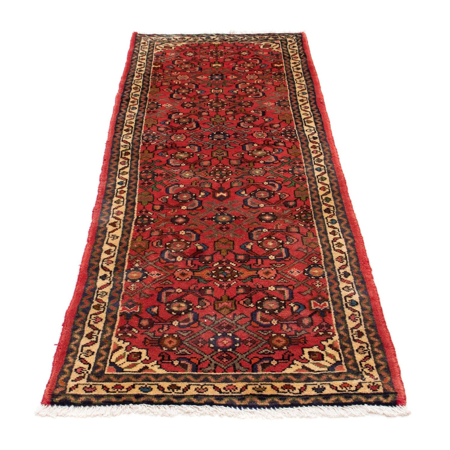 Alfombra de pasillo Alfombra persa - Nómada - 200 x 70 cm - rojo oscuro