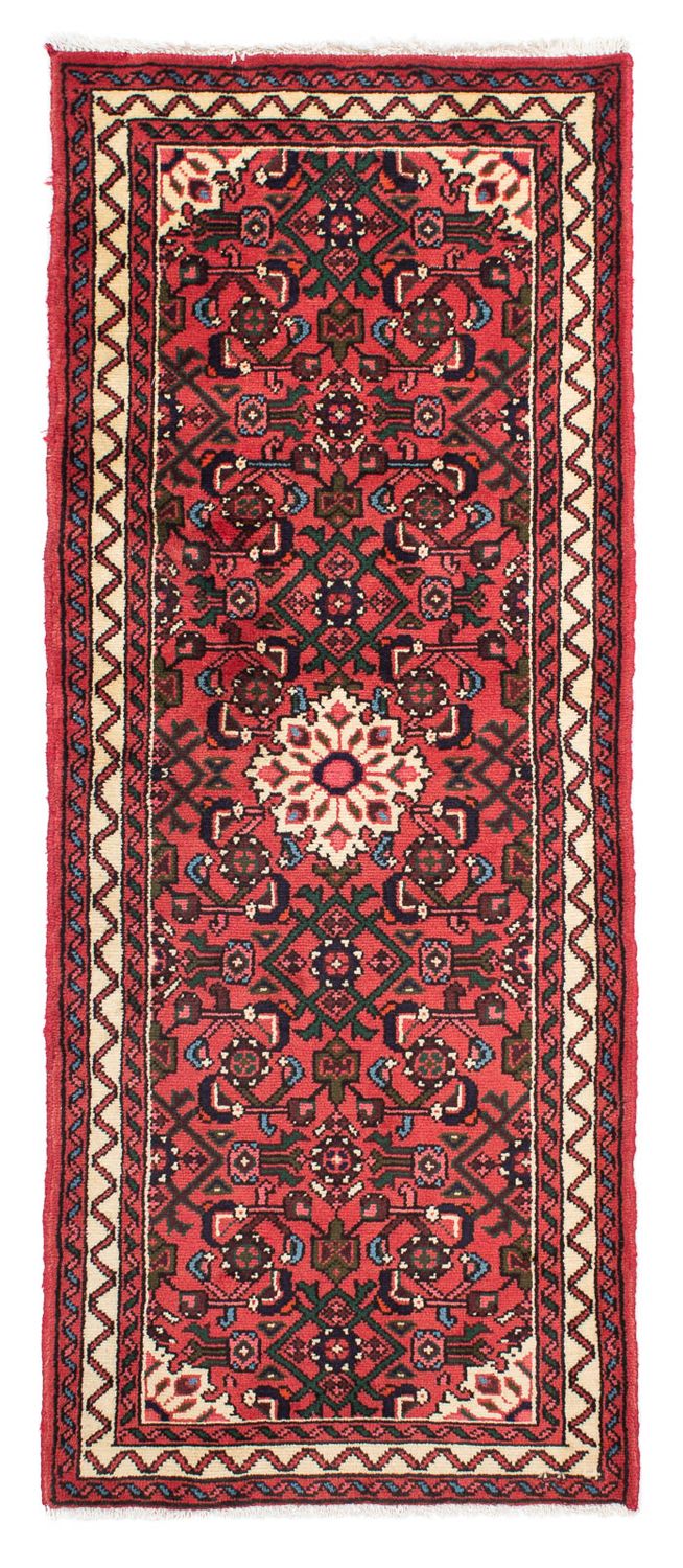 Alfombra de pasillo Alfombra persa - Nómada - 190 x 80 cm - rojo oscuro