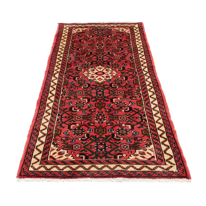 Alfombra de pasillo Alfombra persa - Nómada - 190 x 80 cm - rojo oscuro