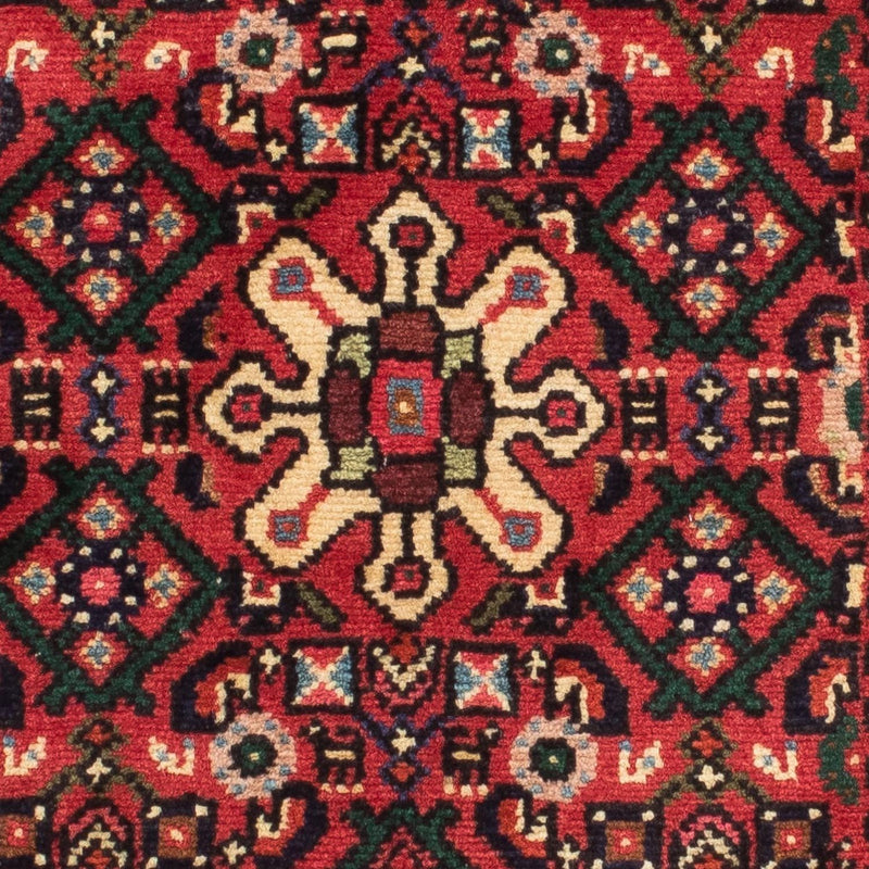 Alfombra de pasillo Alfombra persa - Nómada - 205 x 70 cm - rojo oscuro
