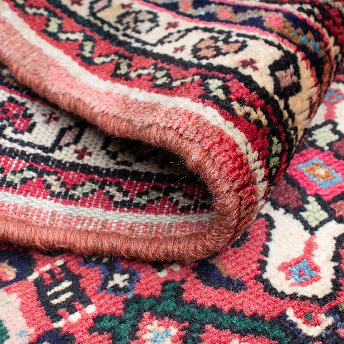 Alfombra de pasillo Alfombra persa - Nómada - 205 x 70 cm - rojo oscuro