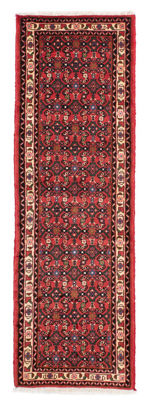 Alfombra de pasillo Alfombra persa - Nómada - 205 x 65 cm - rojo oscuro