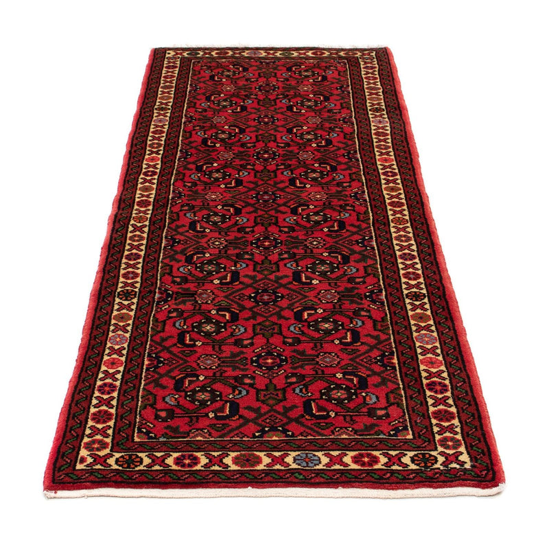 Alfombra de pasillo Alfombra persa - Nómada - 195 x 75 cm - rojo oscuro