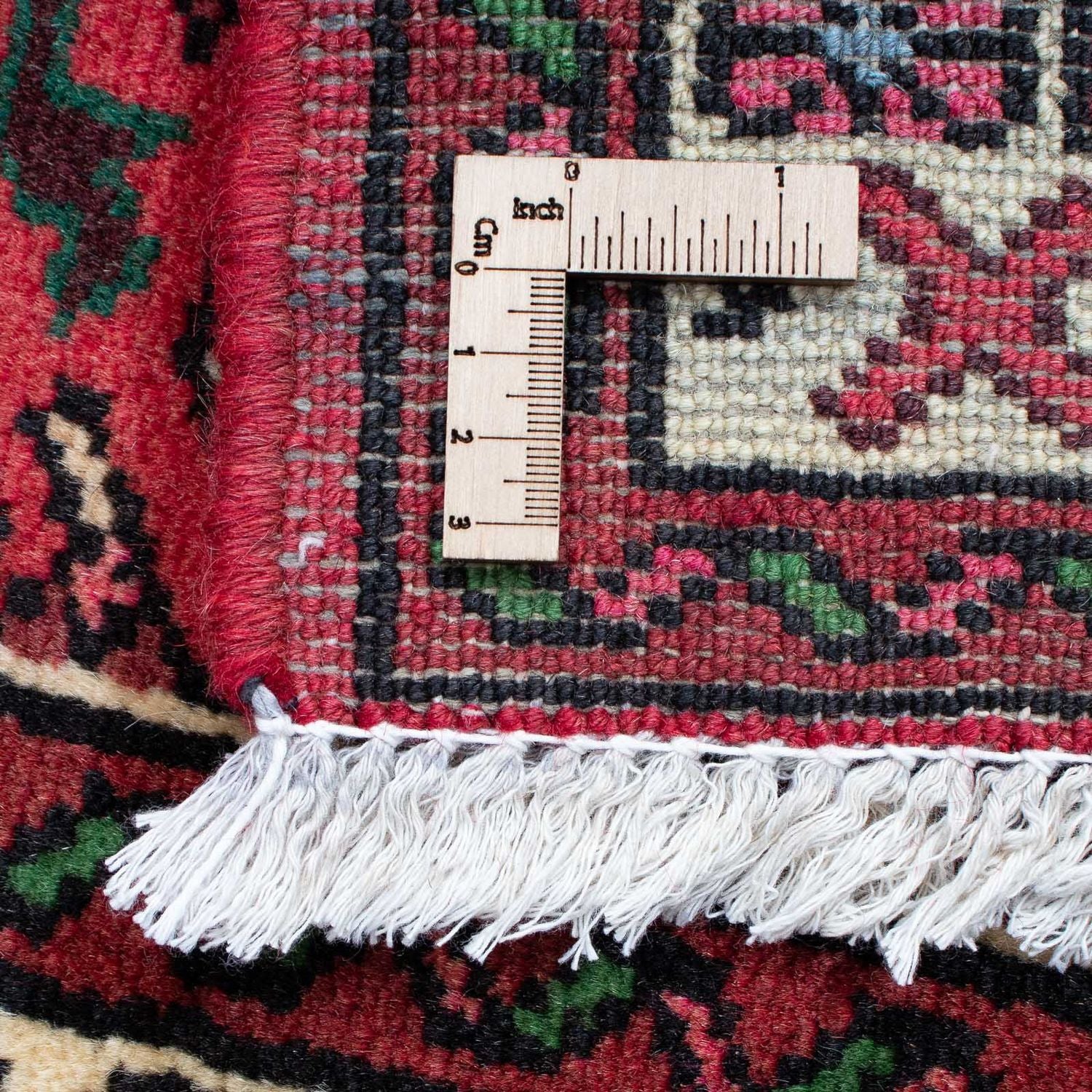 Alfombra de pasillo Alfombra persa - Nómada - 195 x 75 cm - rojo oscuro
