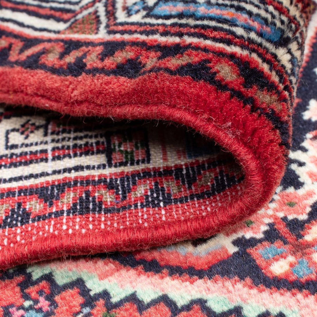 Alfombra de pasillo Alfombra persa - Nómada - 190 x 82 cm - rojo oscuro