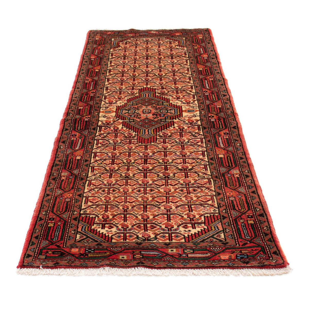 Alfombra de pasillo Alfombra persa - Nómada - 212 x 83 cm - beige