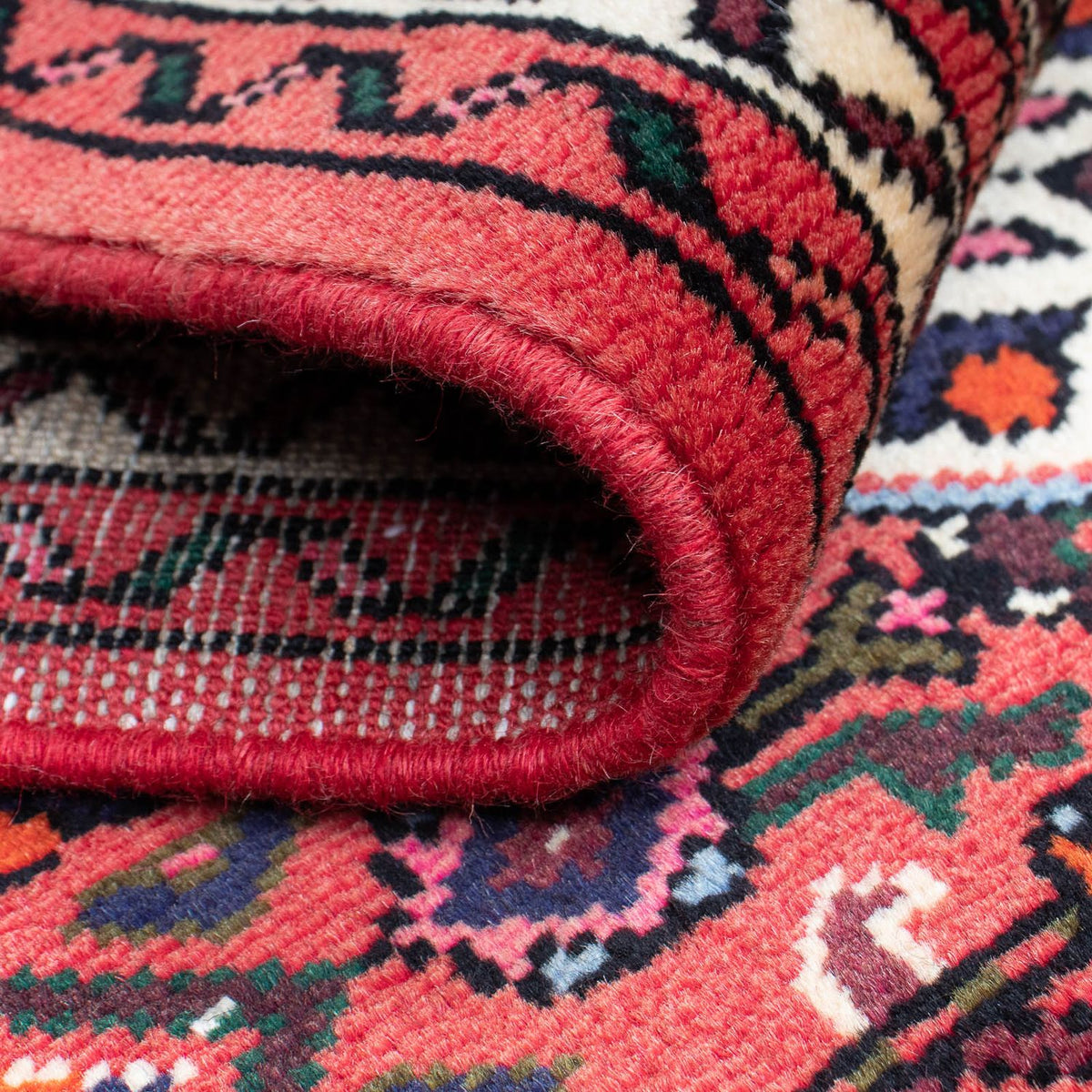 Alfombra de pasillo Alfombra persa - Nómada - 198 x 75 cm - rojo oscuro