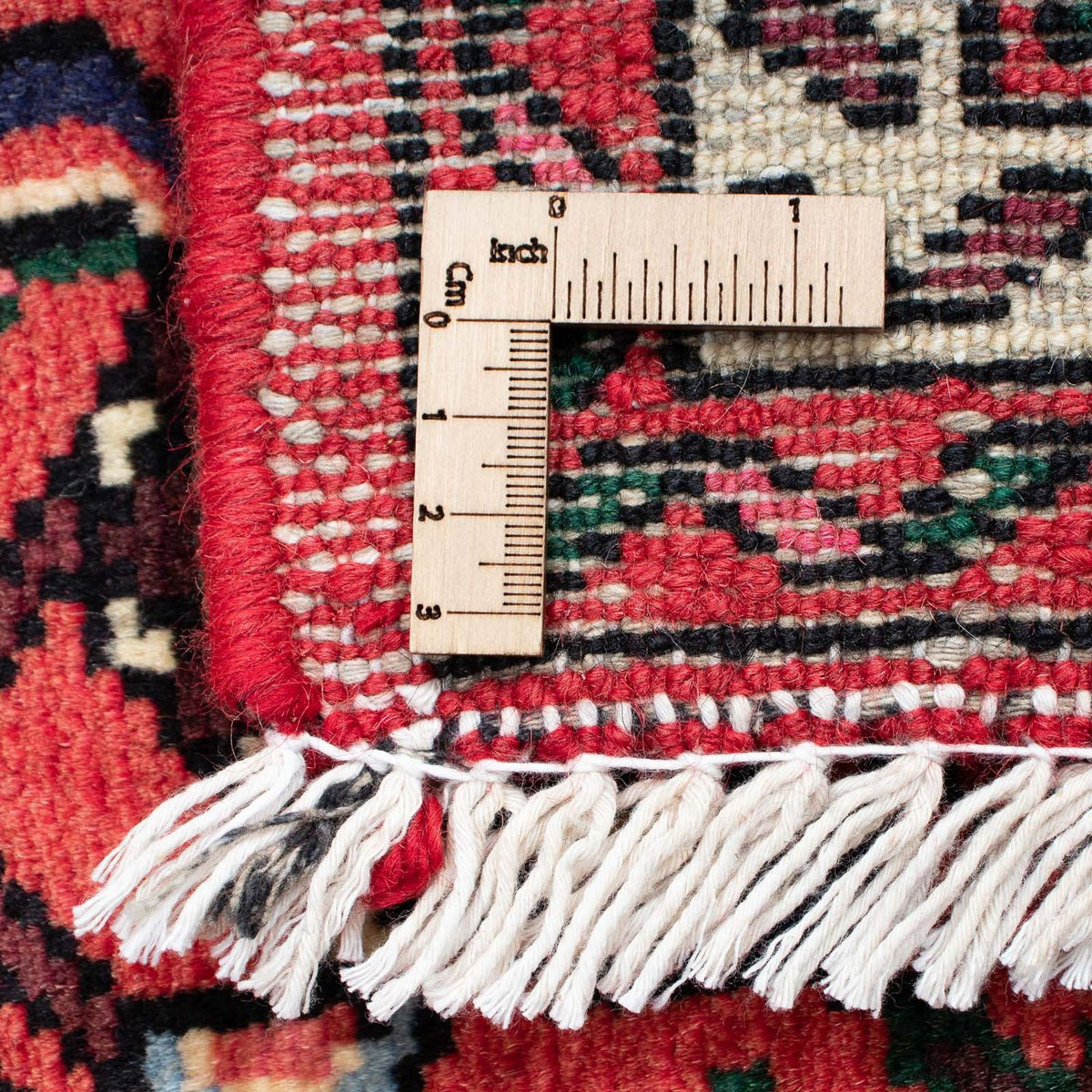 Alfombra de pasillo Alfombra persa - Nómada - 198 x 75 cm - rojo oscuro