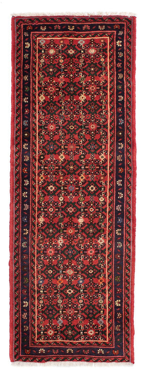 Alfombra de pasillo Alfombra persa - Nómada - 205 x 70 cm - rojo oscuro