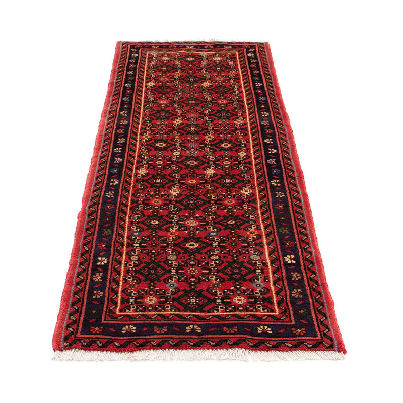Alfombra de pasillo Alfombra persa - Nómada - 205 x 70 cm - rojo oscuro
