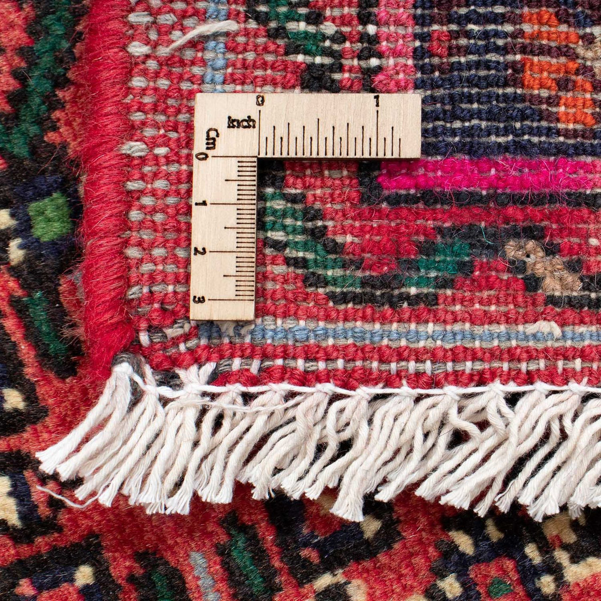 Alfombra de pasillo Alfombra persa - Nómada - 205 x 70 cm - rojo oscuro