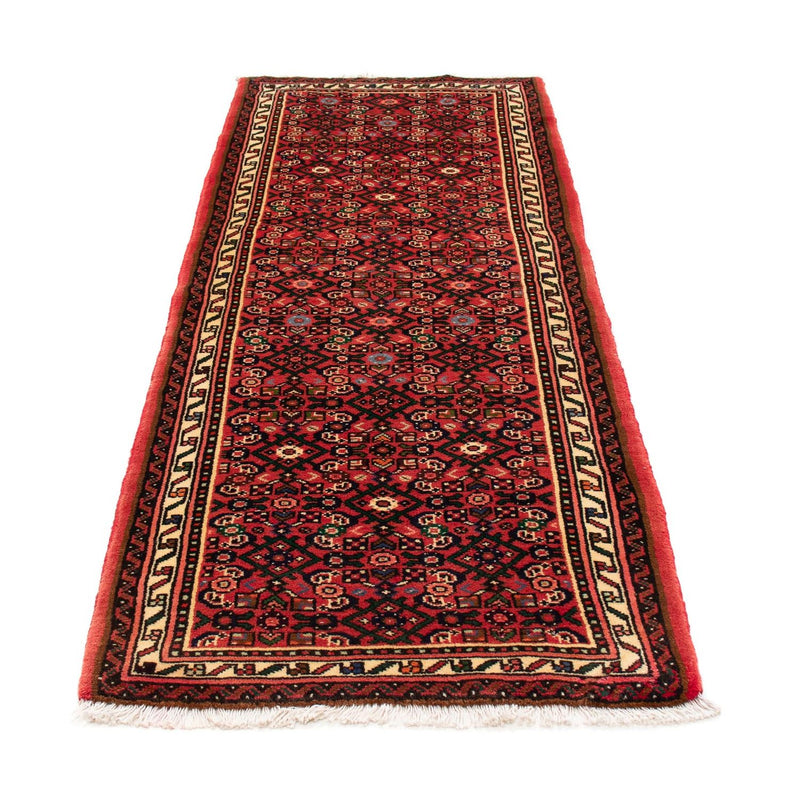 Alfombra de pasillo Alfombra persa - Nómada - 205 x 75 cm - rojo oscuro