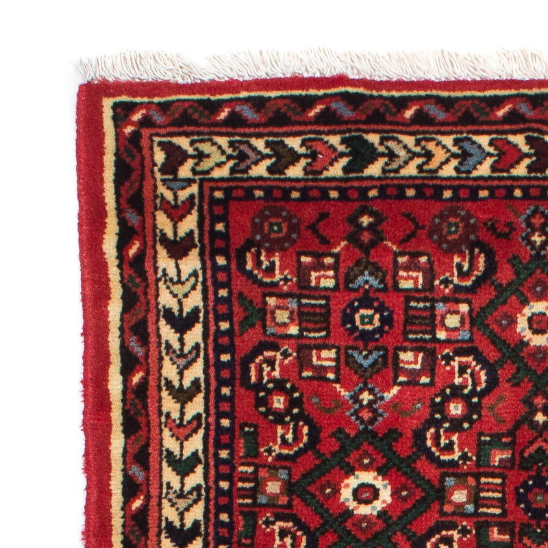 Alfombra de pasillo Alfombra persa - Nómada - 210 x 76 cm - rojo oscuro