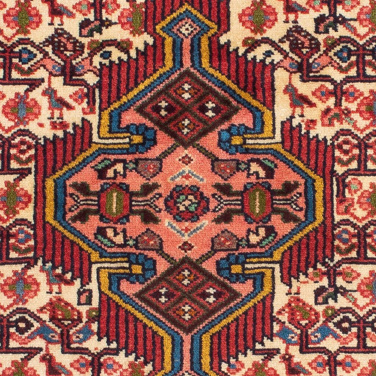 Alfombra de pasillo Alfombra persa - Nómada - 195 x 82 cm - rojo claro