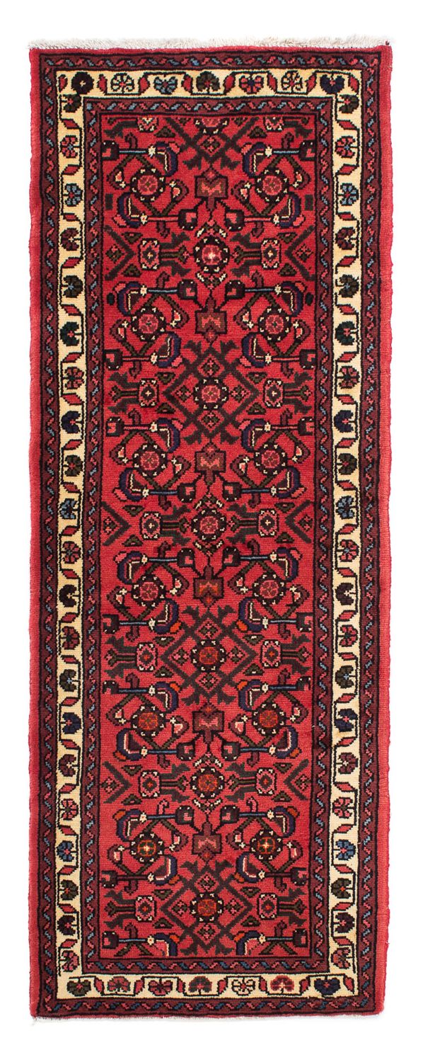 Alfombra de pasillo Alfombra persa - Nómada - 195 x 70 cm - rojo oscuro