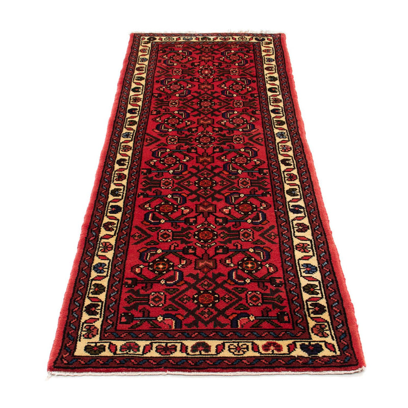 Alfombra de pasillo Alfombra persa - Nómada - 195 x 70 cm - rojo oscuro