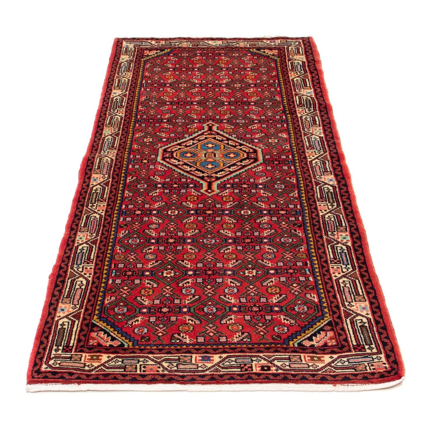 Alfombra de pasillo Alfombra persa - Nómada - 190 x 82 cm - rojo