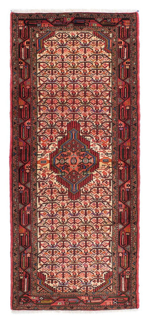 Alfombra de pasillo Alfombra persa - Nómada - 204 x 83 cm - rojo claro