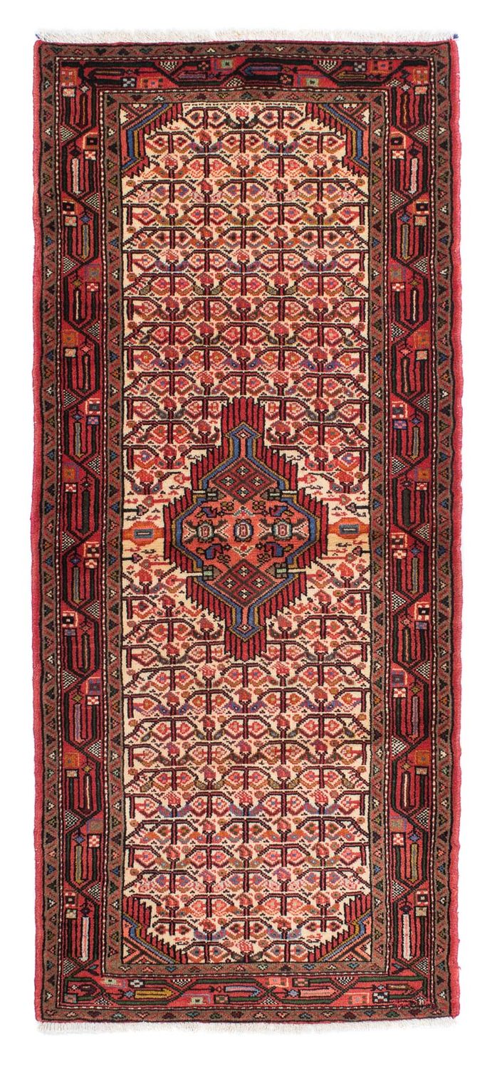 Alfombra de pasillo Alfombra persa - Nómada - 204 x 83 cm - rojo claro