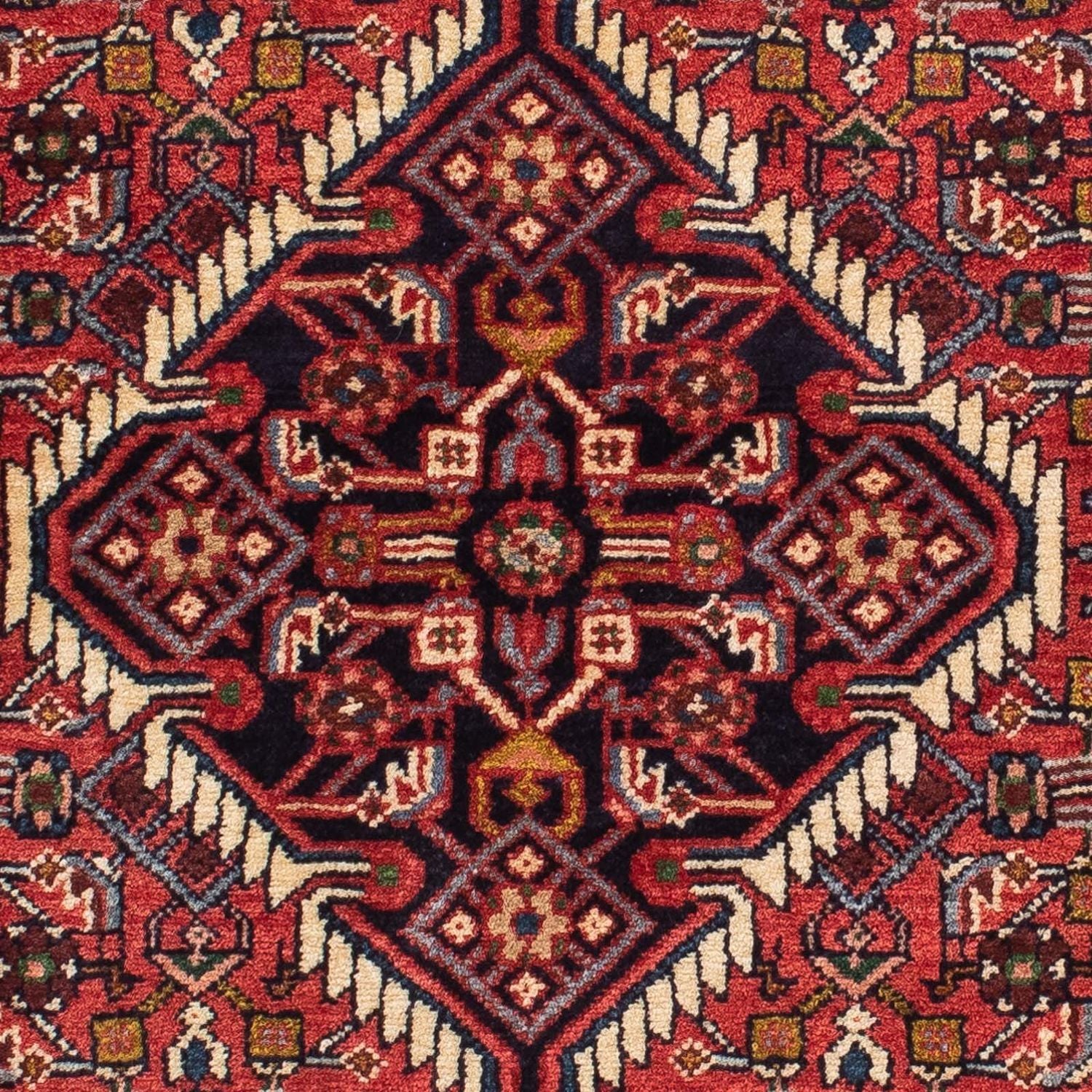 Alfombra de pasillo Alfombra persa - Nómada - 200 x 78 cm - rojo oscuro