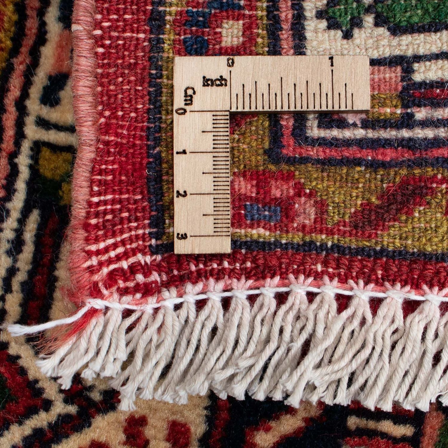Alfombra de pasillo Alfombra persa - Nómada - 200 x 78 cm - rojo oscuro
