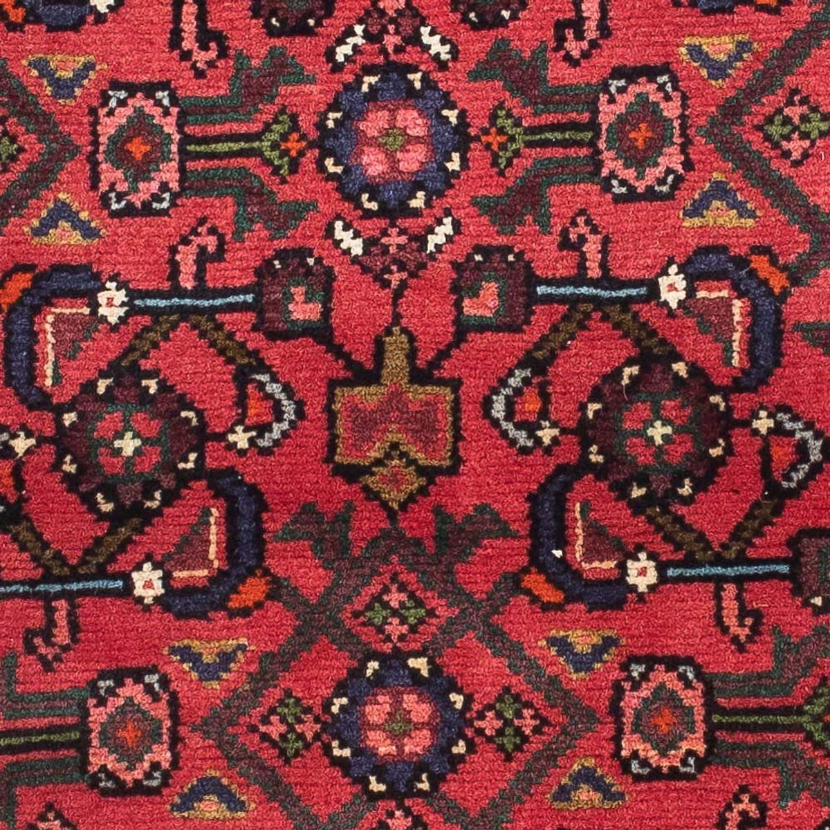 Alfombra de pasillo Alfombra persa - Nómada - 185 x 70 cm - rojo oscuro