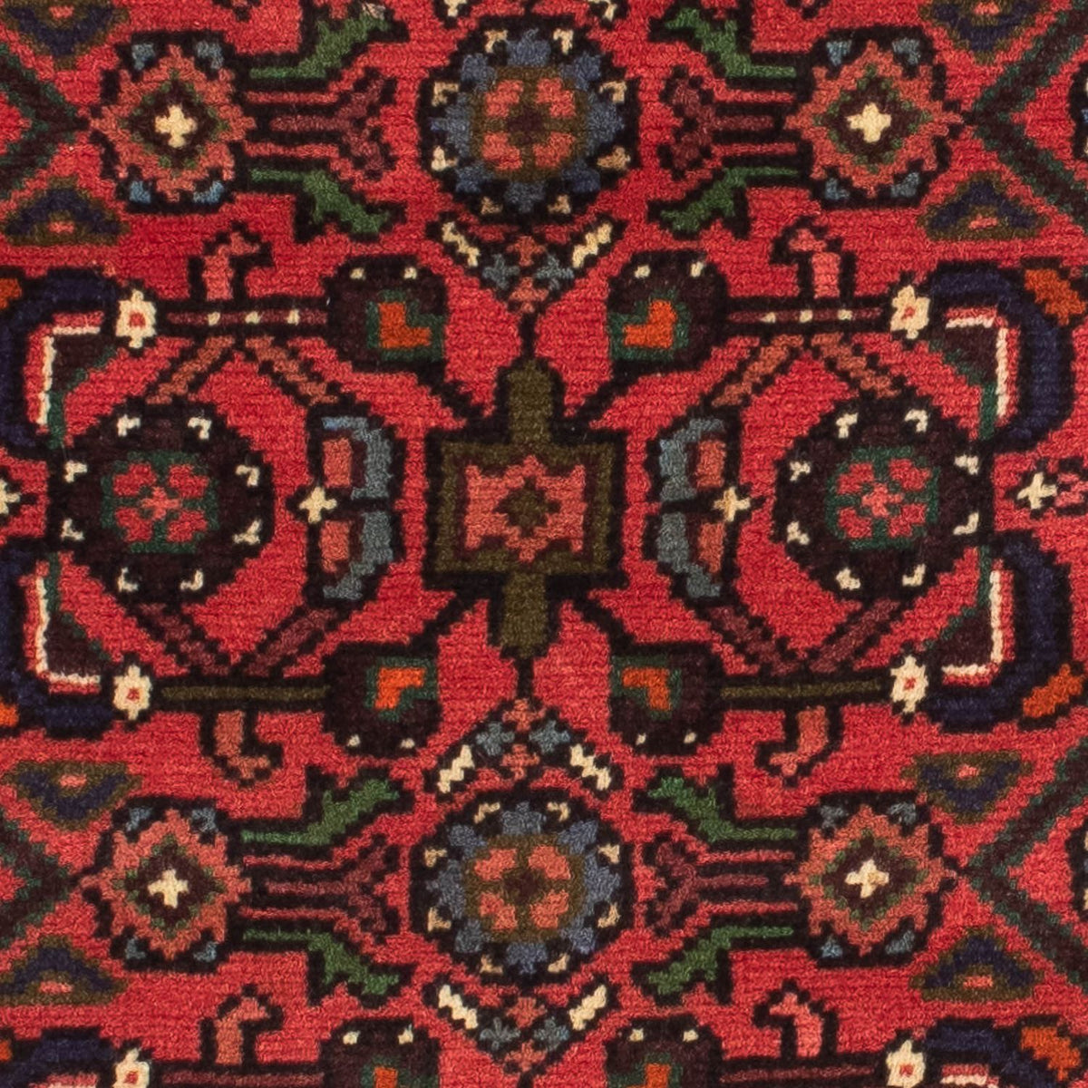 Alfombra de pasillo Alfombra persa - Nómada - 195 x 68 cm - rojo oscuro