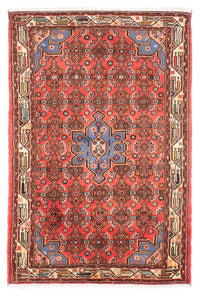 Alfombra persa - Nómada - 150 x 102 cm - rojo