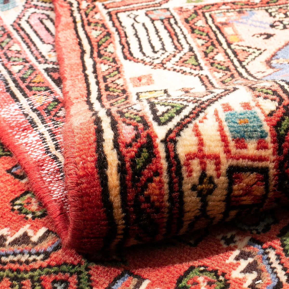 Alfombra persa - Nómada - 150 x 102 cm - rojo