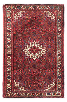 Alfombra persa - Nómada - 157 x 105 cm - rojo oscuro