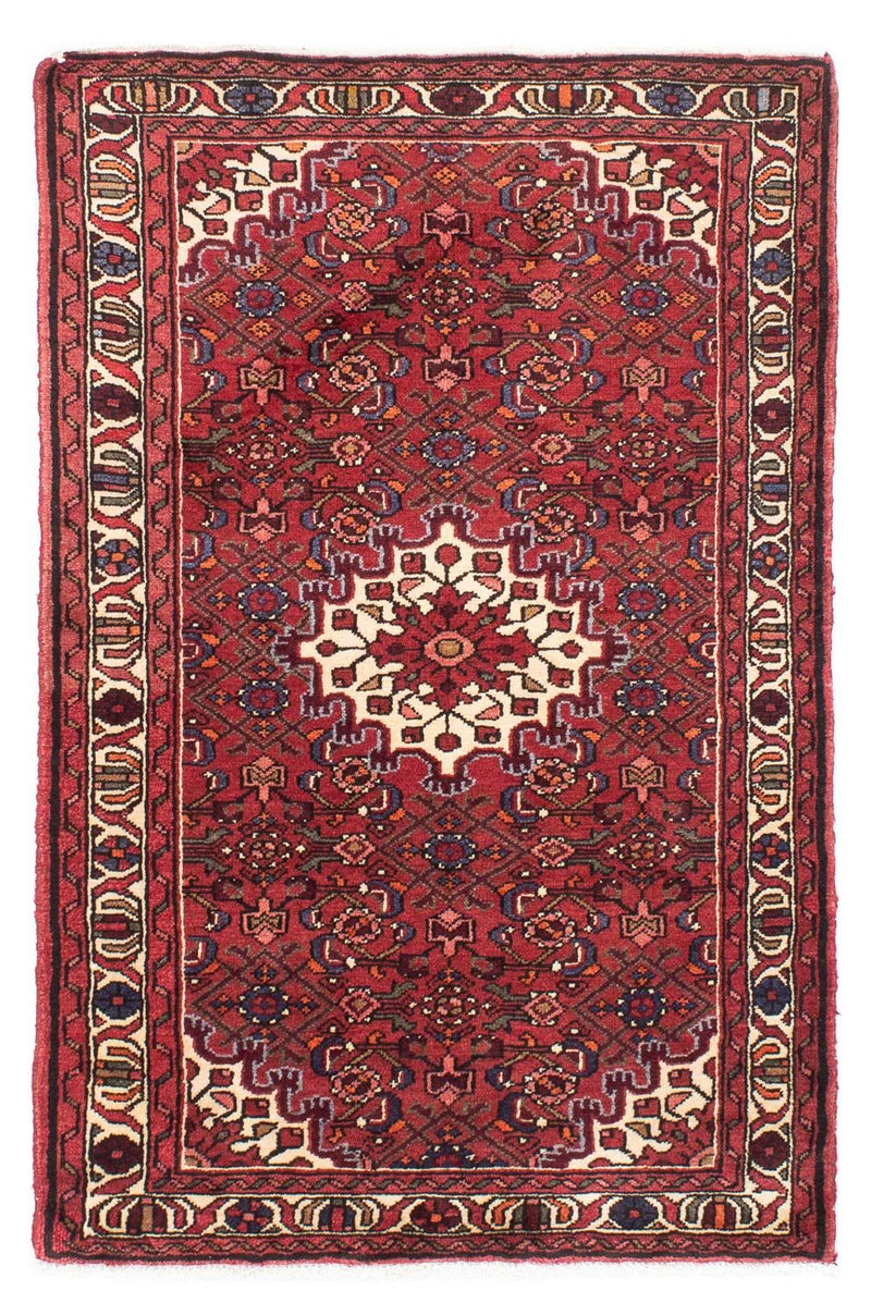 Alfombra persa - Nómada - 157 x 105 cm - rojo oscuro