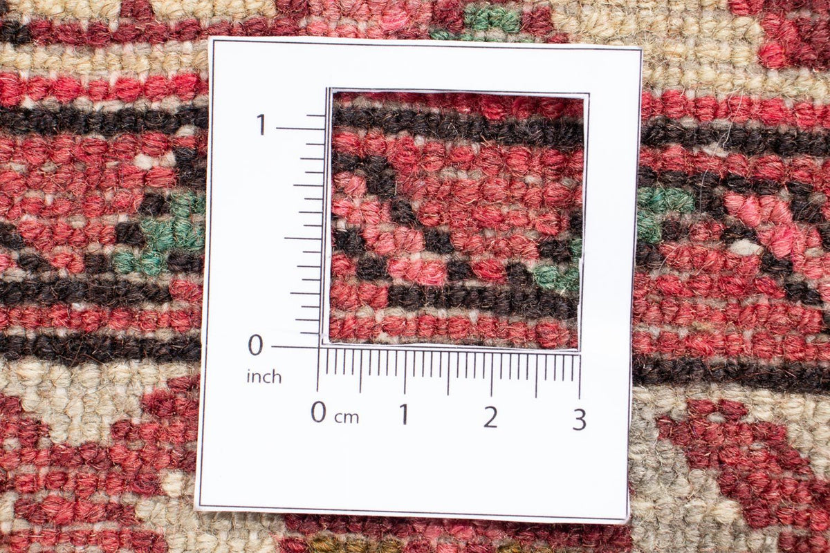 Alfombra persa - Nómada - 135 x 110 cm - rojo claro