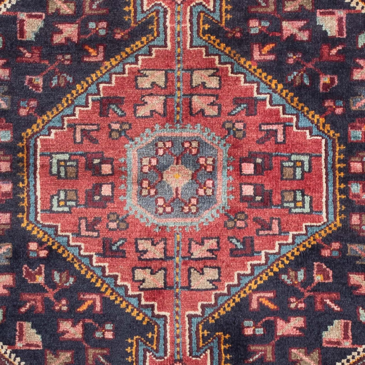 Alfombra persa - Nómada - 157 x 104 cm - azul oscuro