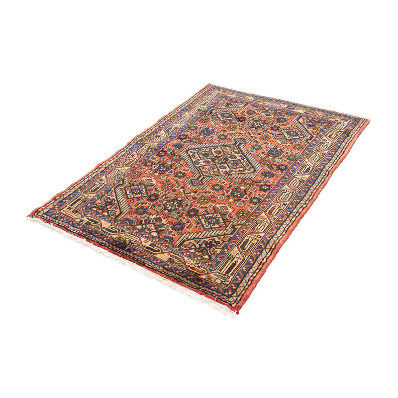 Alfombra persa - Nómada - 147 x 100 cm - rojo claro