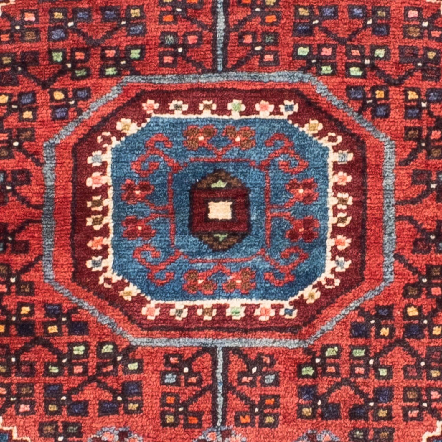 Alfombra persa - Nómada - 163 x 110 cm - rojo