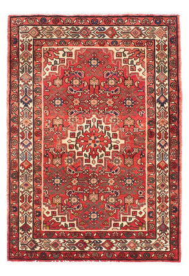Alfombra persa - Nómada - 155 x 110 cm - rojo