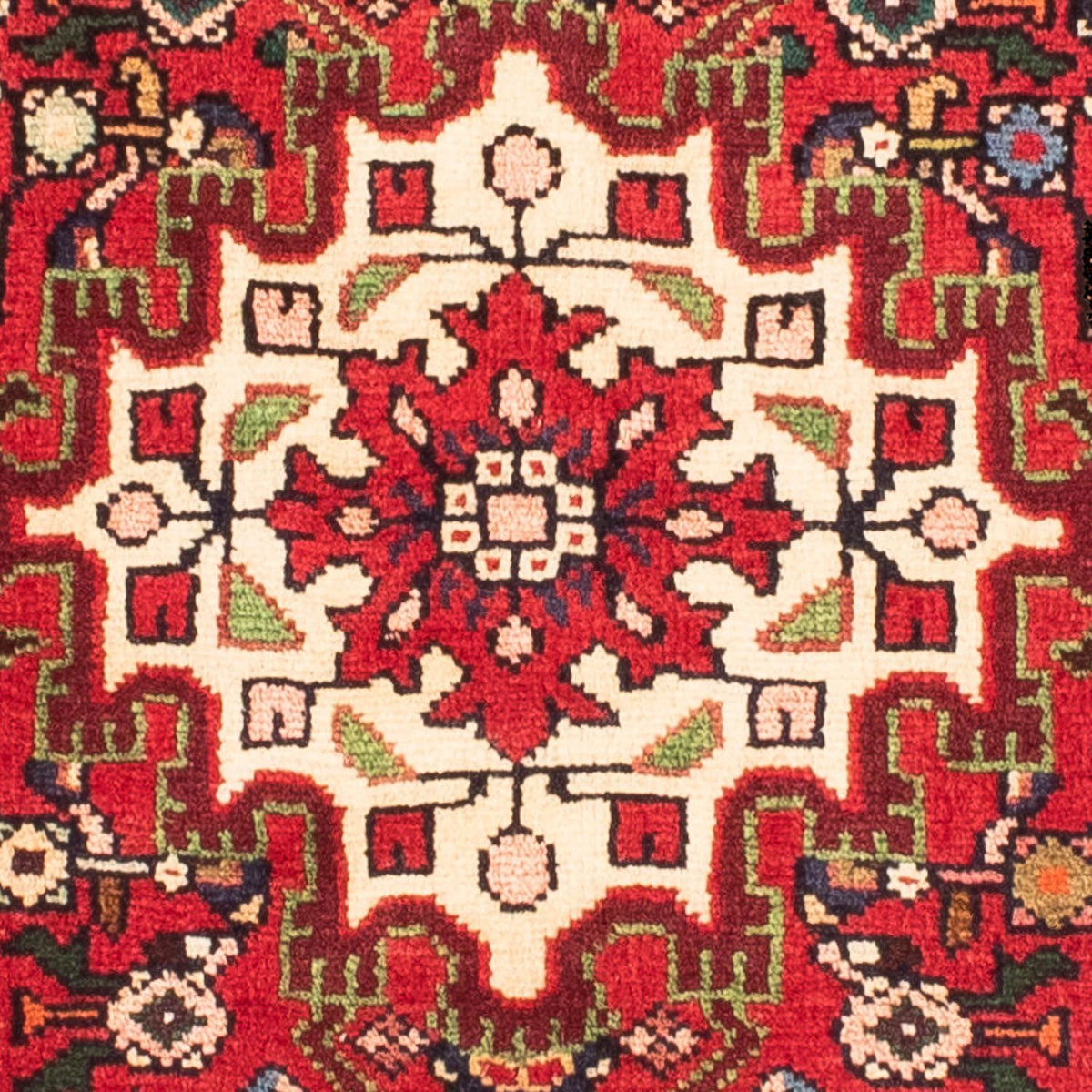 Alfombra persa - Nómada - 144 x 105 cm - rojo