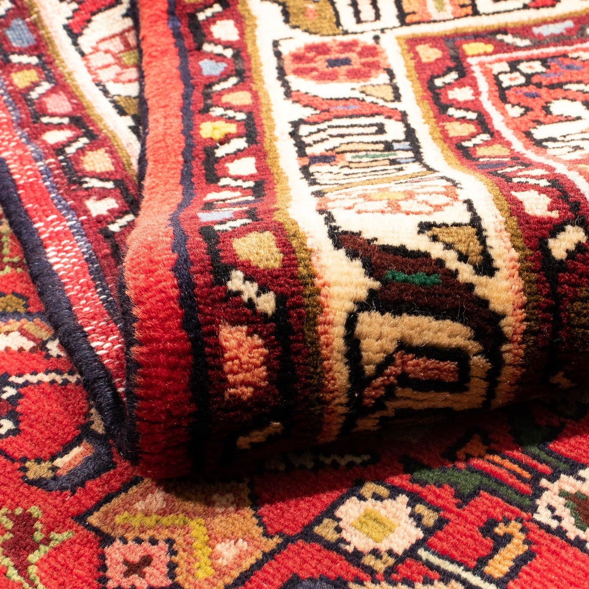 Alfombra persa - Nómada - 144 x 105 cm - rojo