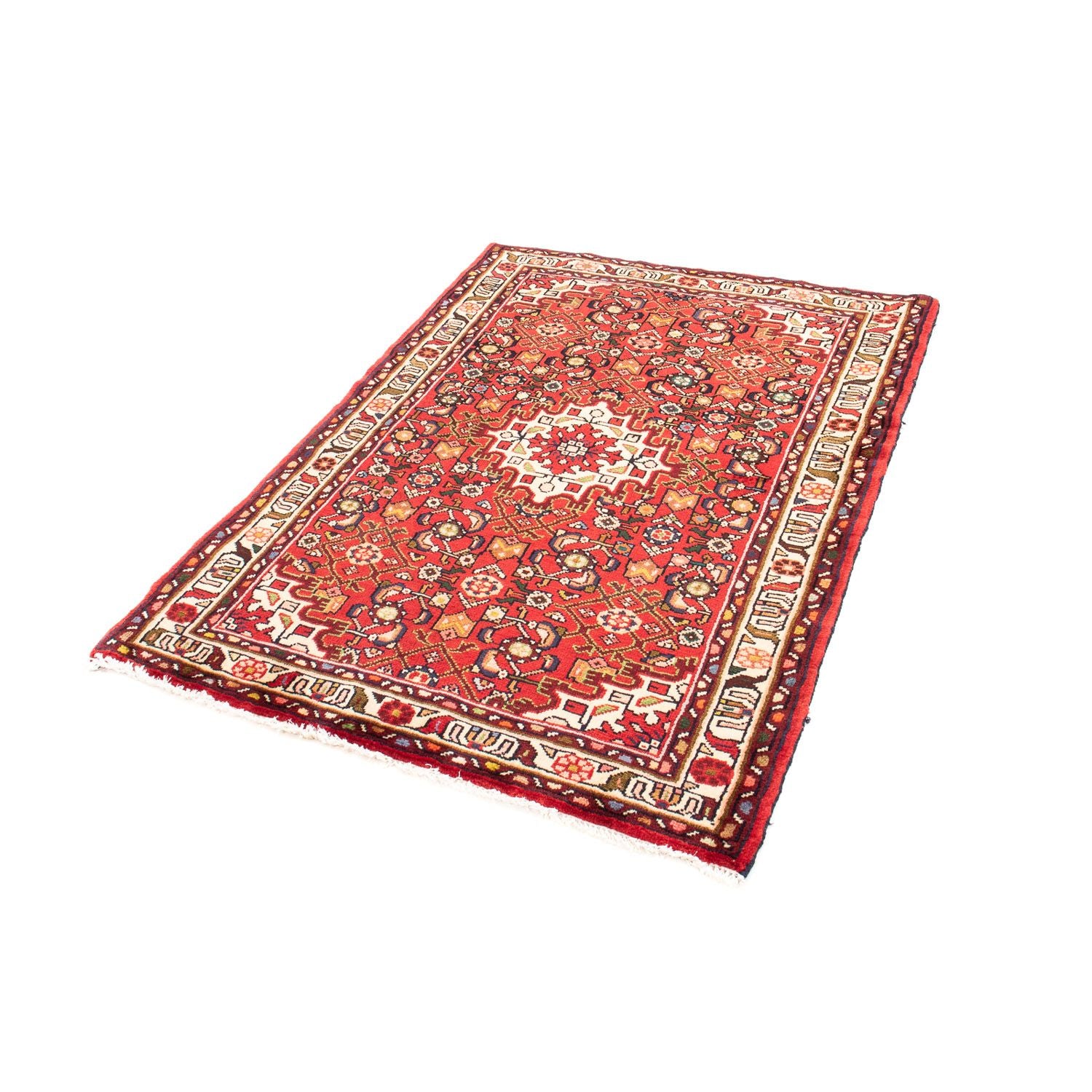 Alfombra persa - Nómada - 144 x 105 cm - rojo