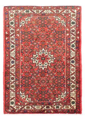 Alfombra persa - Nómada - 147 x 102 cm - rojo