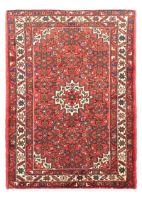 Alfombra persa - Nómada - 147 x 102 cm - rojo